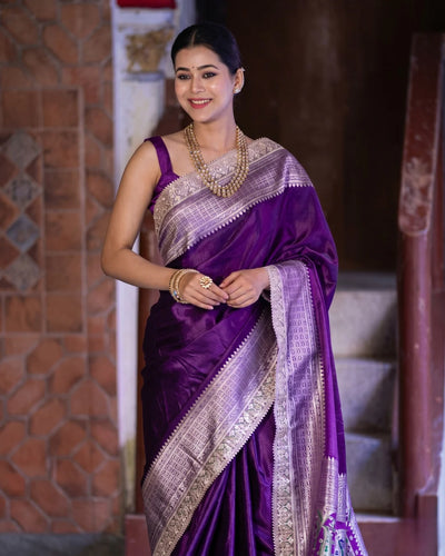 Bhumika - Heritage Purple Saree Collection
