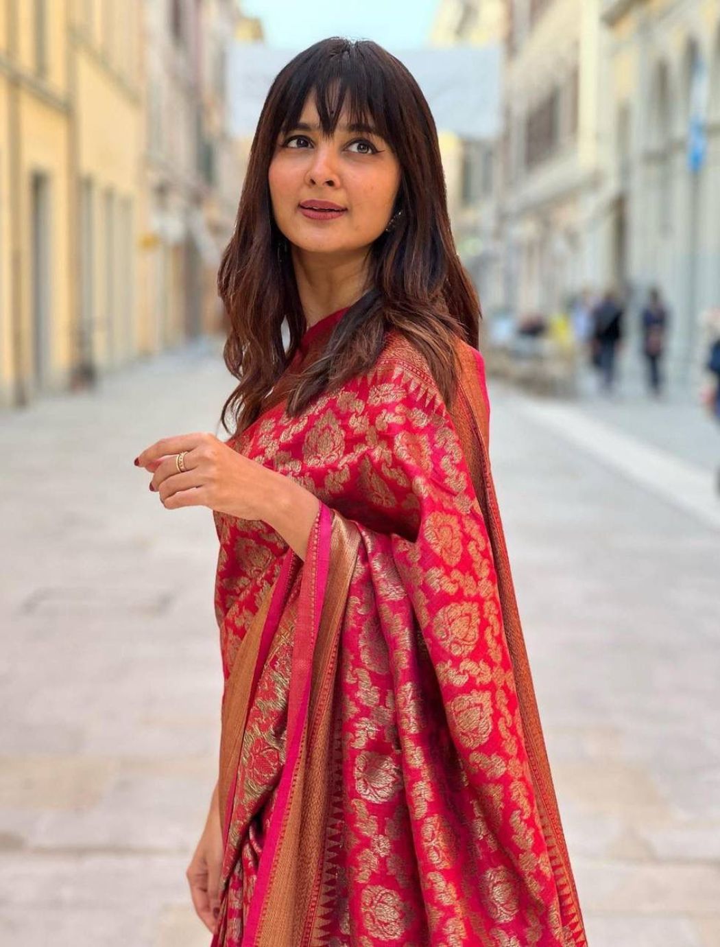 Binita Red Traditional Banarasi Silk