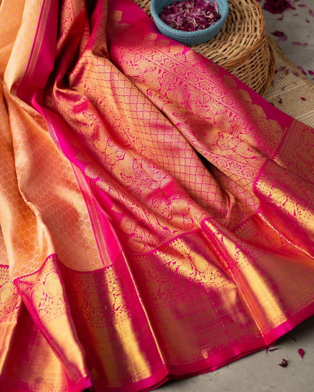 Valiba Pure heavy banarasi saree with rich pallu Latest Designer