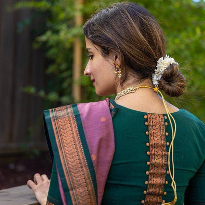 Bewitching Lavender Soft Silk Saree