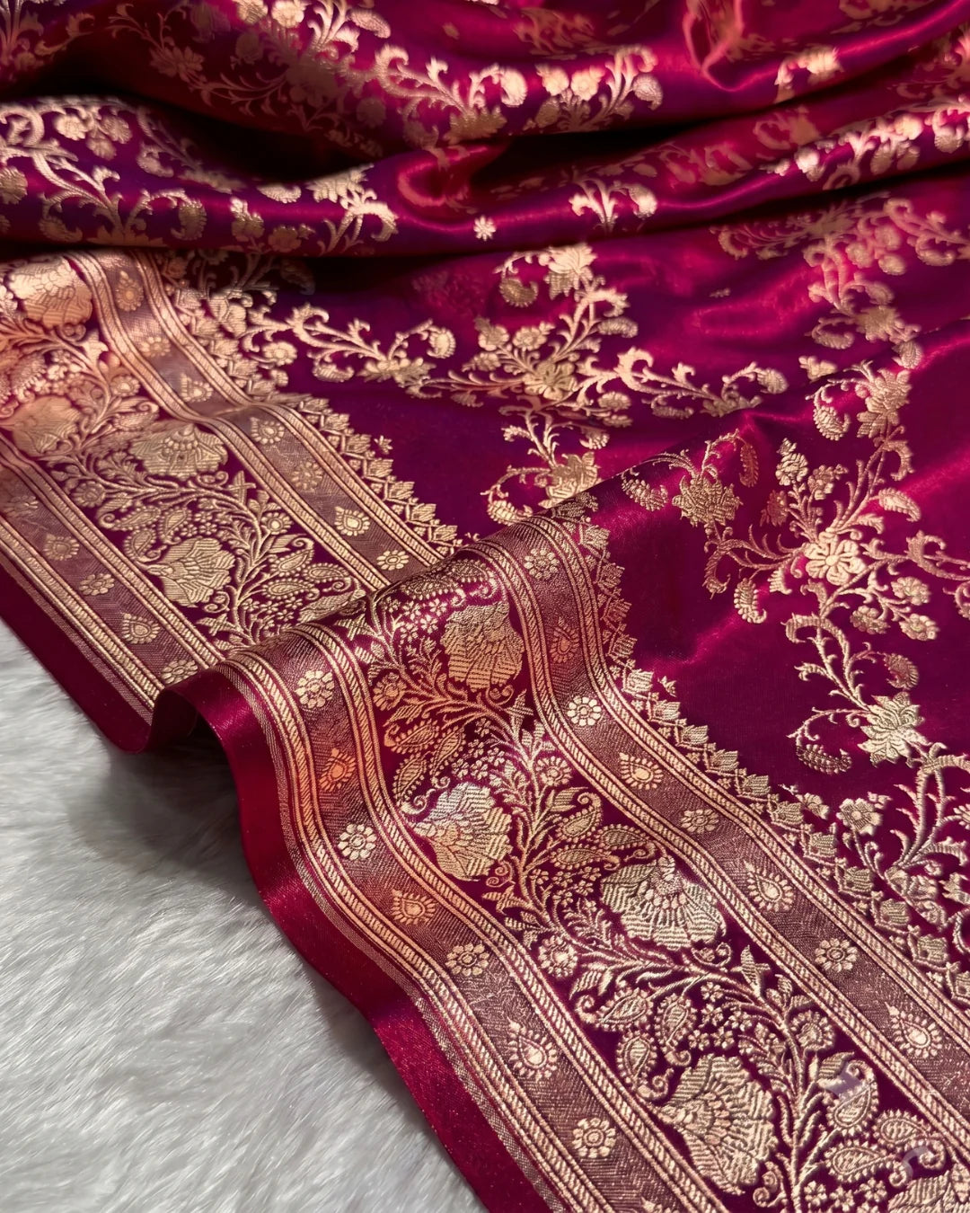Varnika - Premium Magenta Wedding Saree