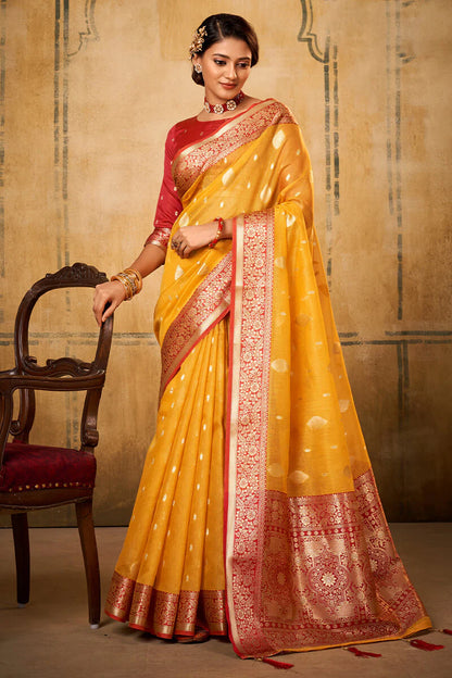 Outstanding Sea Green Soft Banarasi Silk Saree With Appealing Blouse Piece