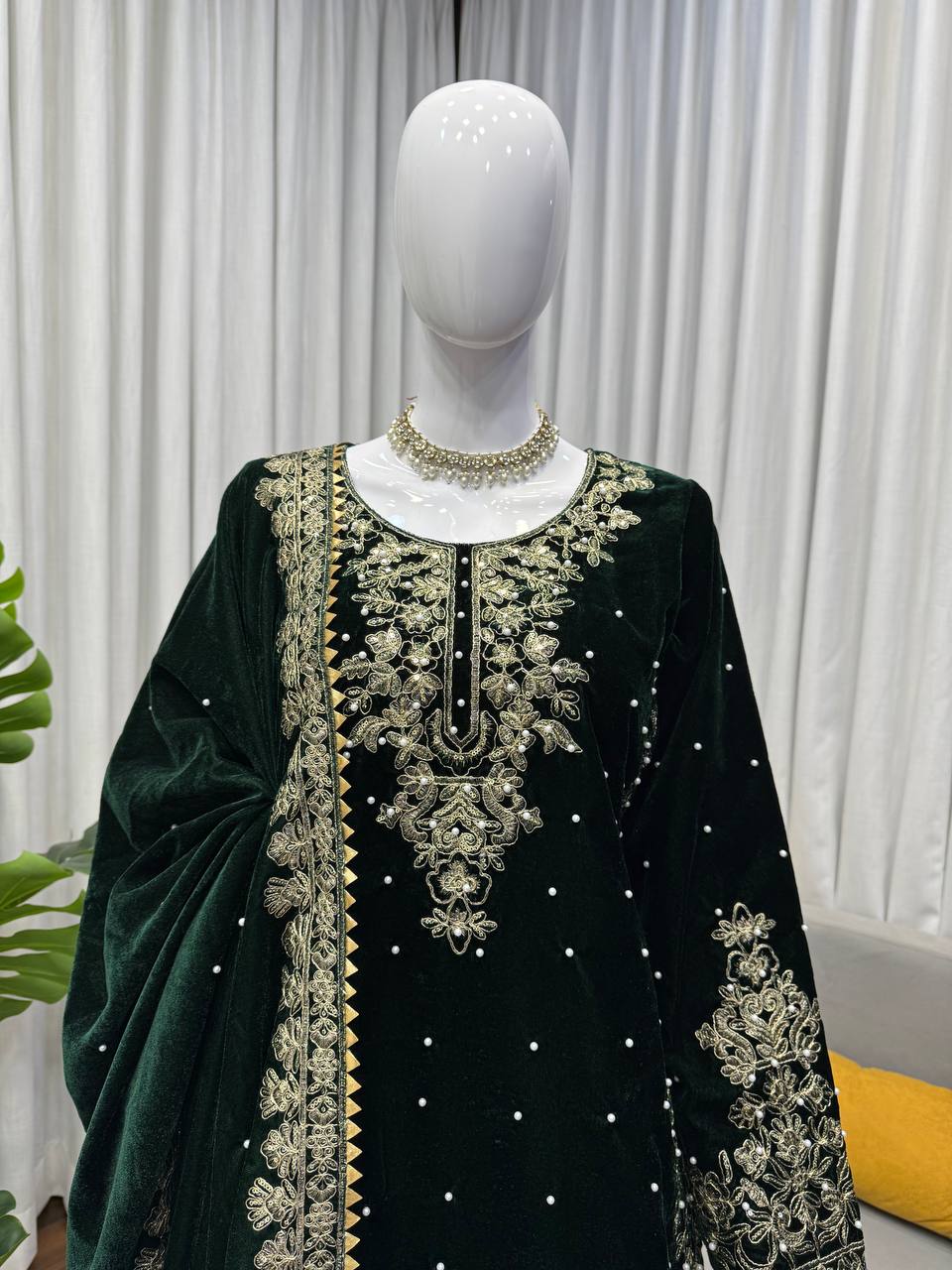 Heavy Embroidered Straight Kurta Palazzo Suit Set | Festive Party Wear | 6 Colors