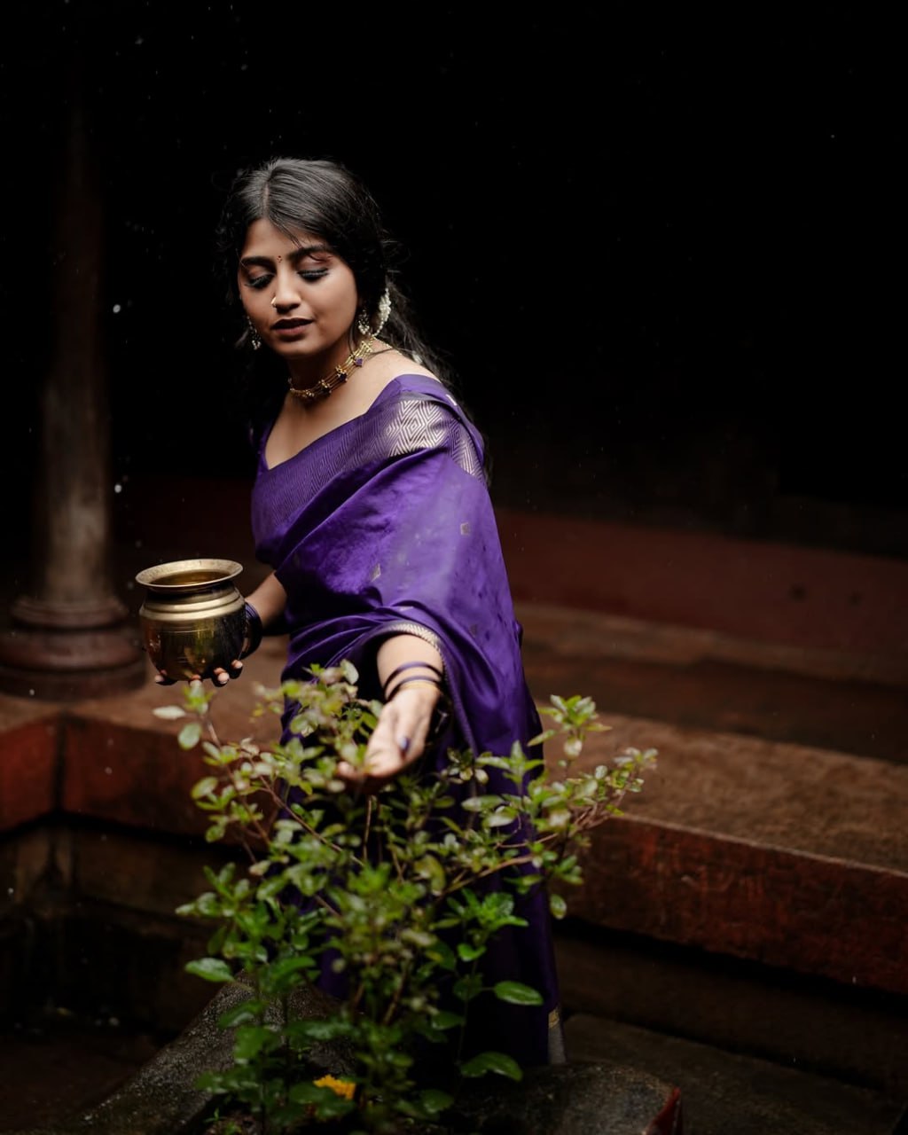 Mysore – Soft Cotton Silk Saree with Rich Jaquard Weaving and Grand Pallu